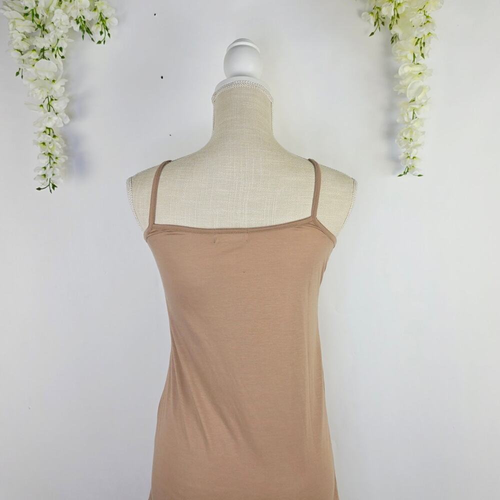Altar’d State Lace Hem Slip Dress Small Tan Layering Slip Extender Boho Cottage - Picture 6 of 12